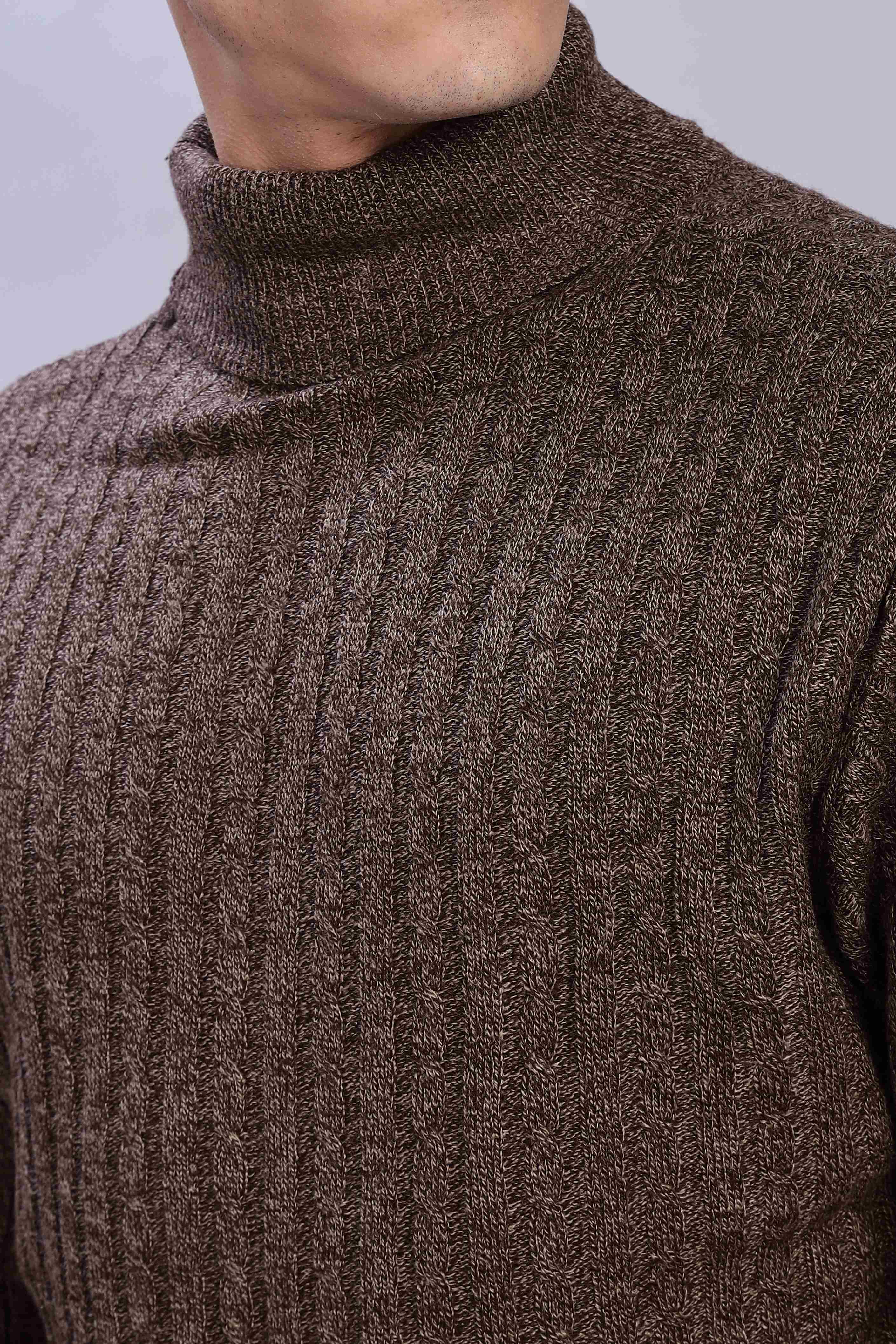 Brown Turtleneck - Image 3